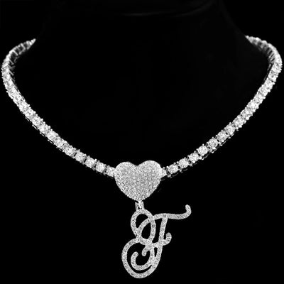 A-Z Tennis Heart Chains