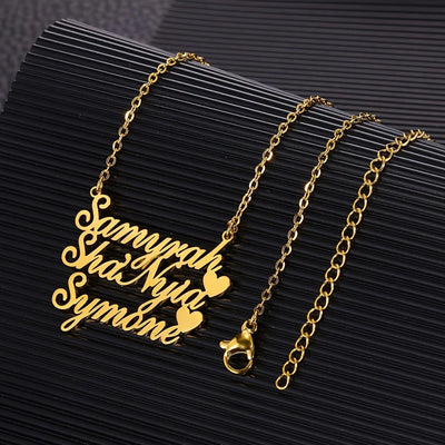 Multi Name Stacked Chains