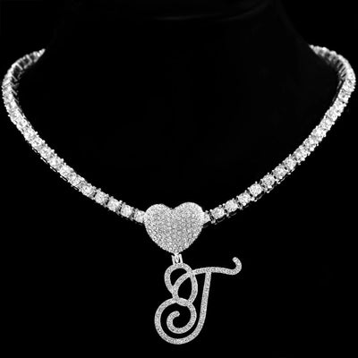 A-Z Tennis Heart Chains