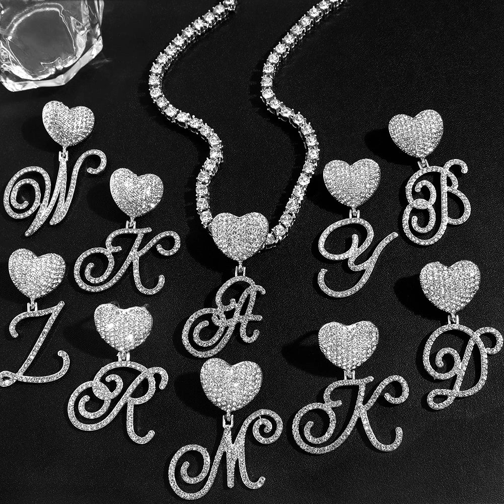 A-Z Tennis Heart Chains