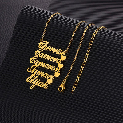 Multi Name Stacked Chains