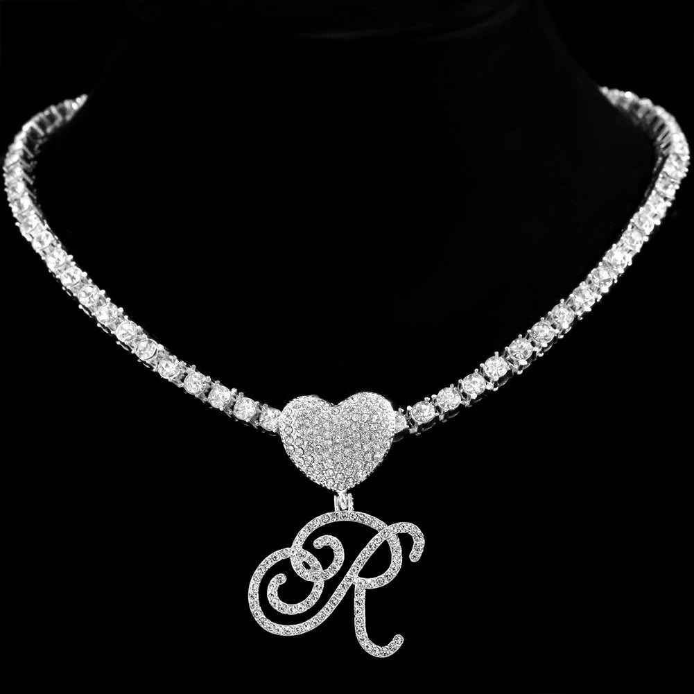 A-Z Tennis Heart Chains