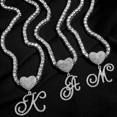 A-Z Tennis Heart Chains