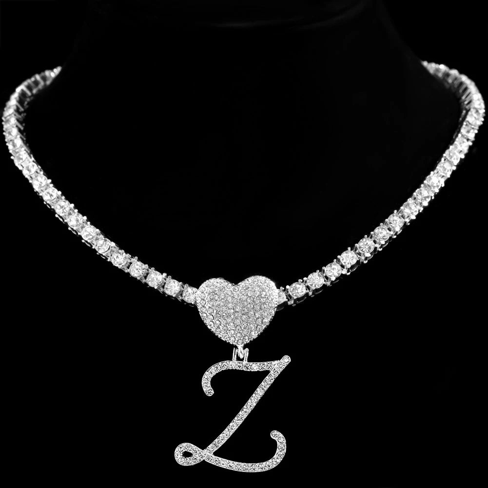 A-Z Tennis Heart Chains