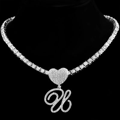 A-Z Tennis Heart Chains