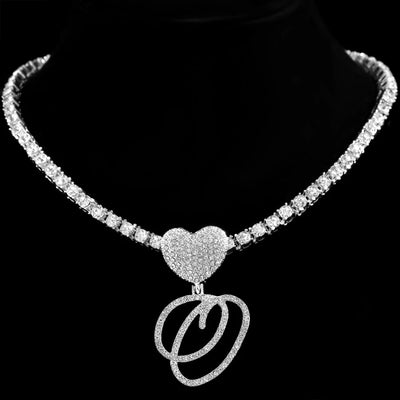 A-Z Tennis Heart Chains