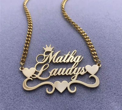 Double Name Necklace