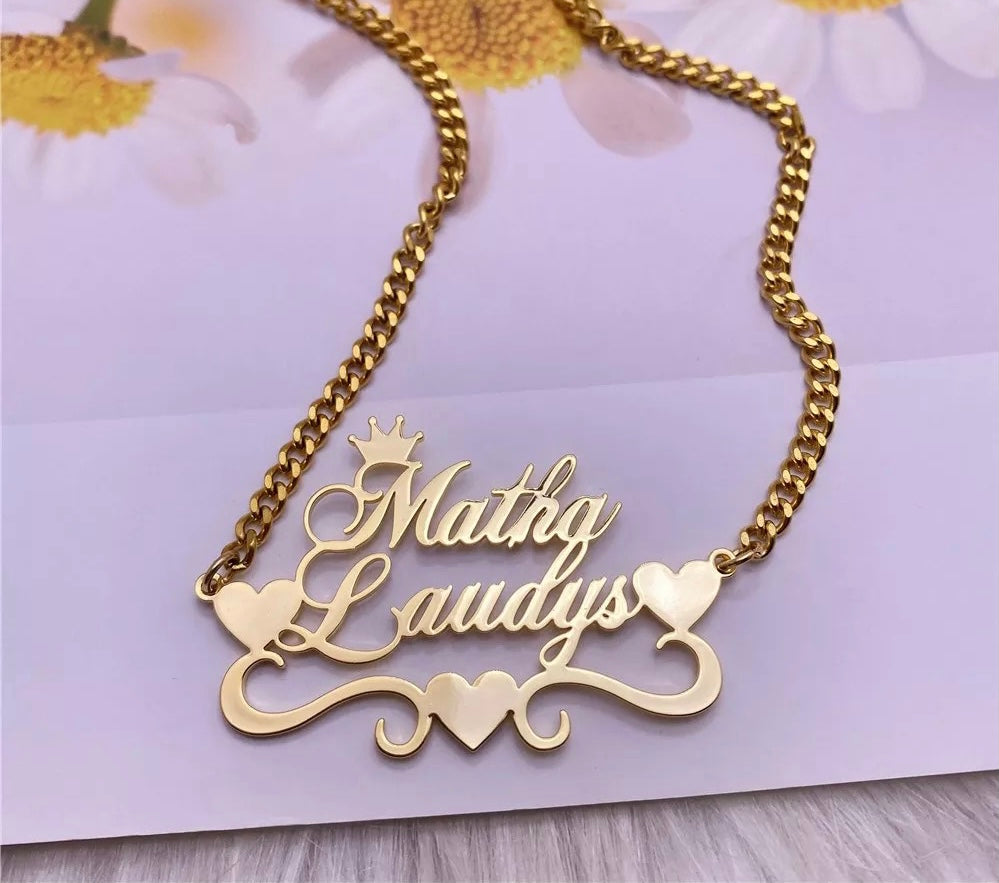 Double Name Necklace