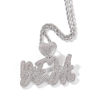 Double Layer Heart Rope Chains