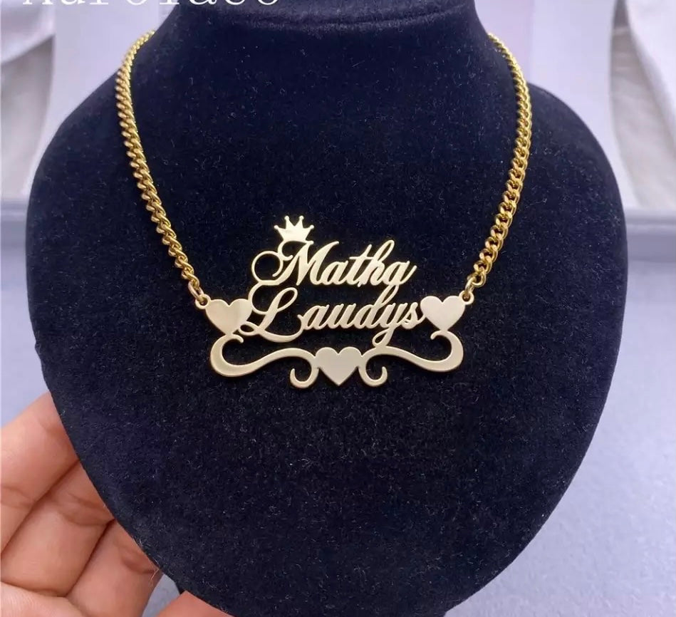 Double Name Necklace