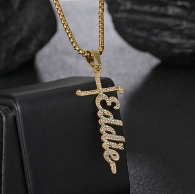 Cross Name Necklaces