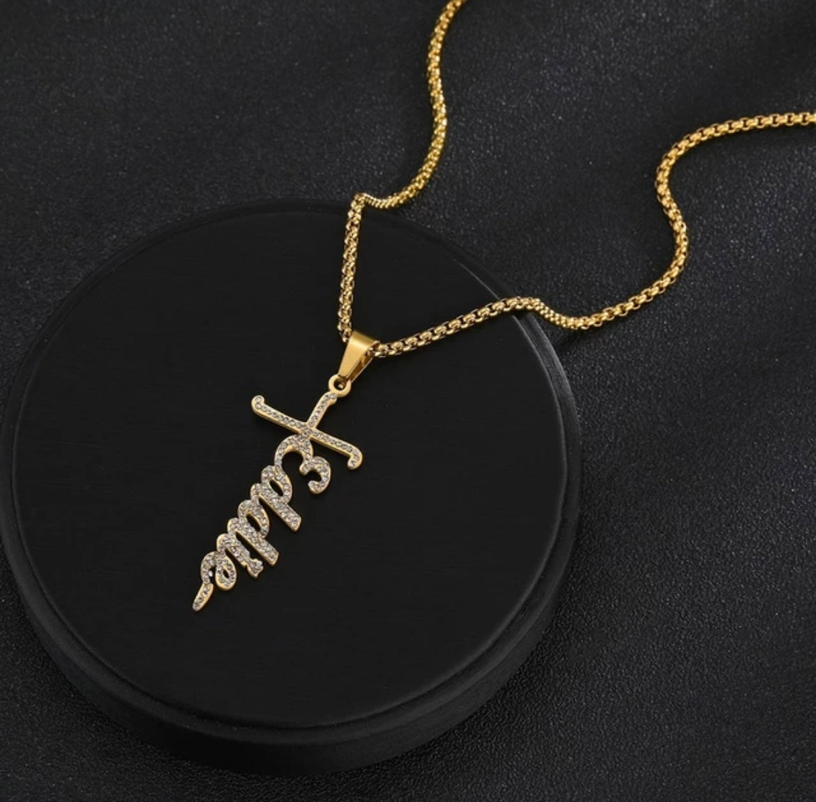 Cross Name Necklaces