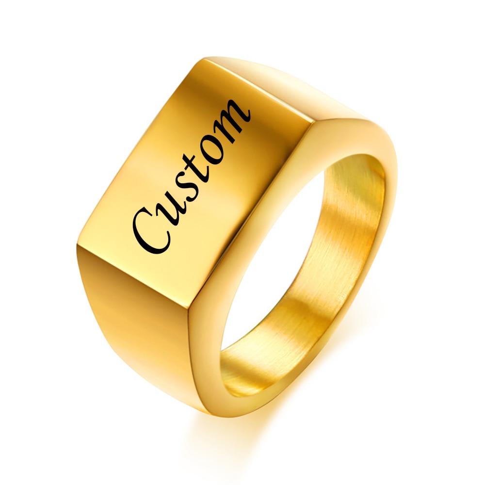 Custom Engraved Rings