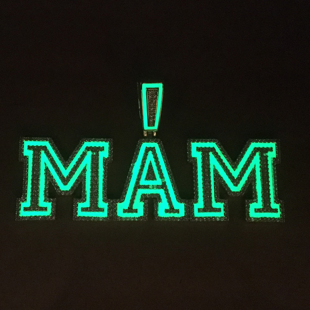 Fluorescent Name Necklaces