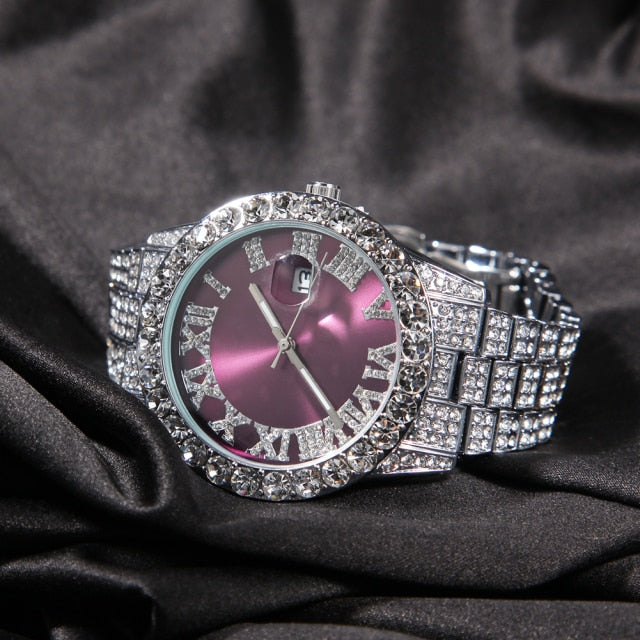 Iced Out Rhinestone Watches freeshipping - littybylish